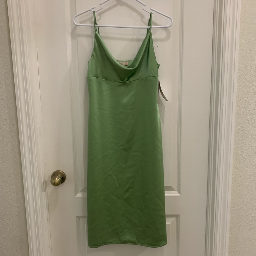 GB silk slip dress